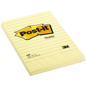 Post-it 660 10,2x15,2 Righe