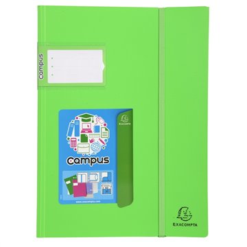 Portalistino Campus 30 Ff Con Elastico Copertina Fluorescente