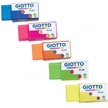 Gomme Giotto Minigomma Fluo