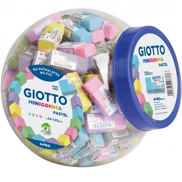 Gomme Giotto Minigomma Pastel