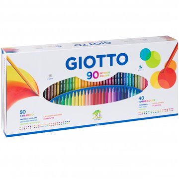 Giotto 90 Colori 50 Stilnovo + 40 Turbo Color