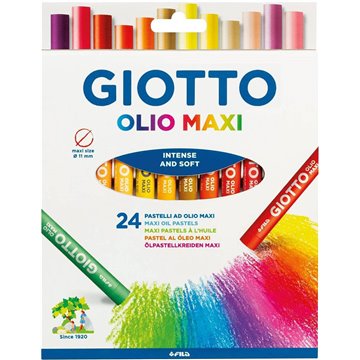 Pastelli Olio Maxi Giotto 24 Colori