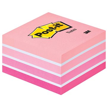 Post-it 2028p 76x76 Cubo Acquarelle Rosa 82358