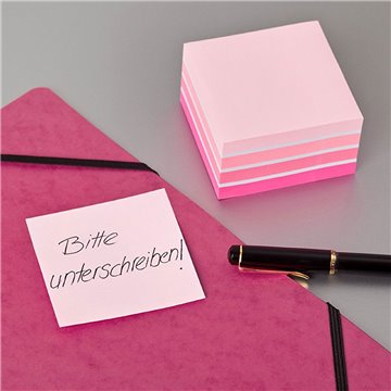 Post-it 2028p 76x76 Cubo Acquarelle Rosa 82358