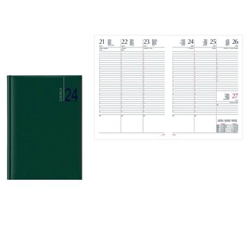 Agenda Settimanale 17x24 9131xmt04 Verde