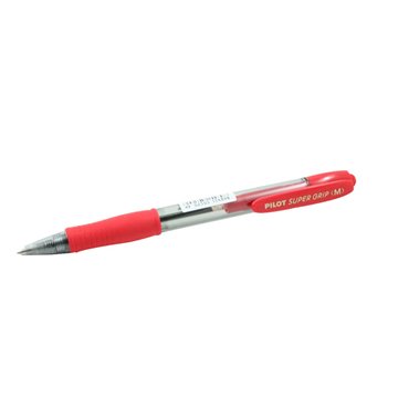 Penne Pilot Super Grip Bpgp-10r-m Punta A Sfera Media Rossa