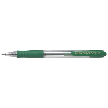 Penne Pilot Super Grip Bpgp-10r-m Punta A Sfera Media Verde