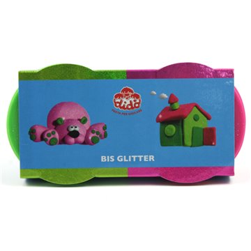 Plastilina Bis Dido' Glitter 2x100g