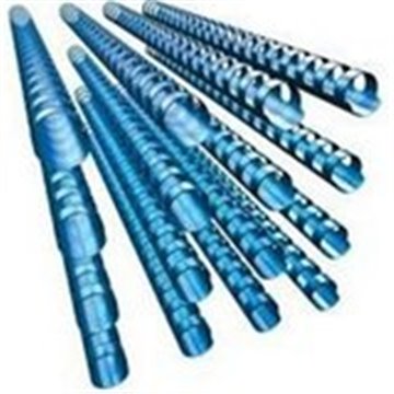 Anelli Plastici Combbind 10mm Blu Pz.100