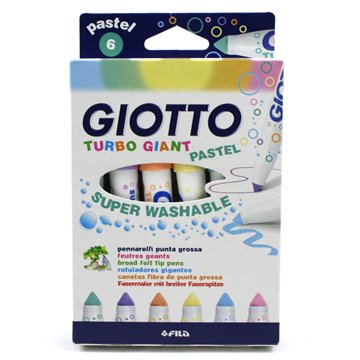 Astuccio 6 Giotto Giant Pastel