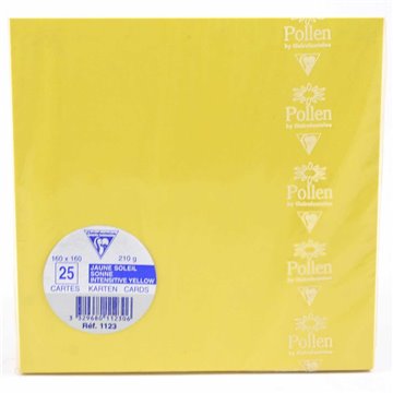 Carta 160x160 25ff Gr.210 Giallo Intenso