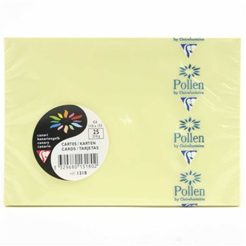 Carta 110x155 25ff Gr.210 Giallo Canarino