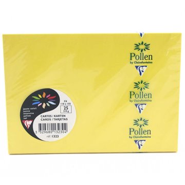 Carta 110x155 25ff Gr.210 Giallo Intenso