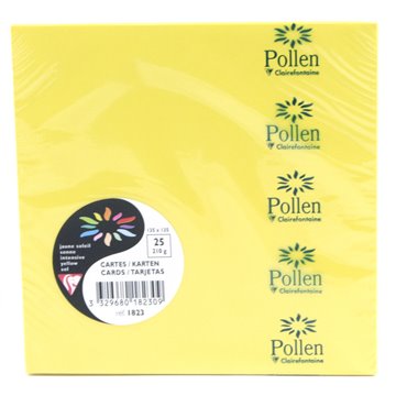 Carta 135x135 25ff Gr.210 Giallo Intenso