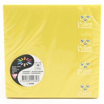 Buste 140x140 Pz.20 Gr.120 Giallo Intenso