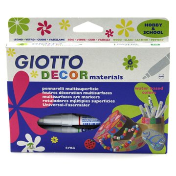 Pennarelli Giotto Decor Materials Pz.6