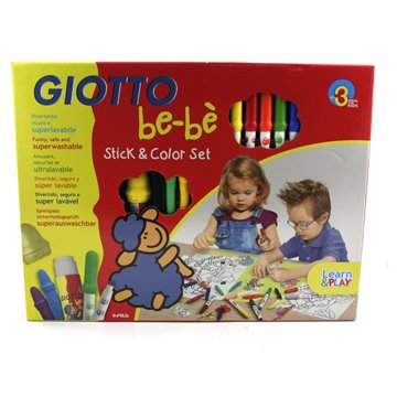 Giotto Be-be' Stick & Color Set