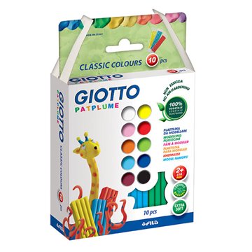 Plastilina Giotto Patplume 10 Colori