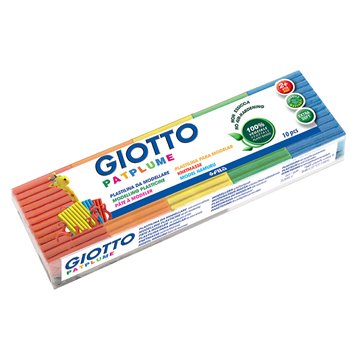 Plastilina Giotto Patplume 10x50 Gr. Col.ass. 513300