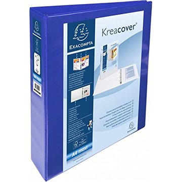 Raccoglitori Personalizzabili 32x28 4 Anelli Diametro 40mm Blu