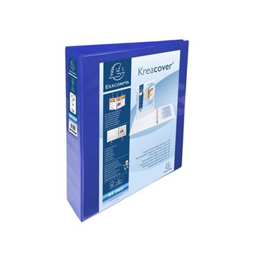 Raccoglitori Personalizzabili 32x28 4 Anelli D.60 Blu 51845be