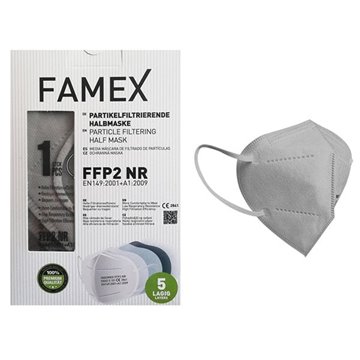 Mascherina Ffp2 Famex Grigio Ce2841