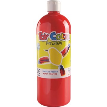 Flacone 500 Ml Rosso Tempera Superlavabile