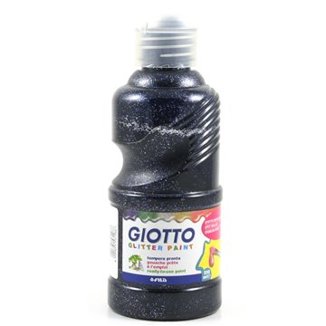 Tempera Giotto Glitter Ml.250 Nero