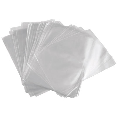 ESTENAT | 100 sacchetti con zip richiudibili, 25 x 35 cm, sacchetto di  plastica trasparente con chiusura a zip, sacchetto per congelatore,  sacchetti